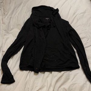 Splits59 Black Draped Cardigan Size M Medium